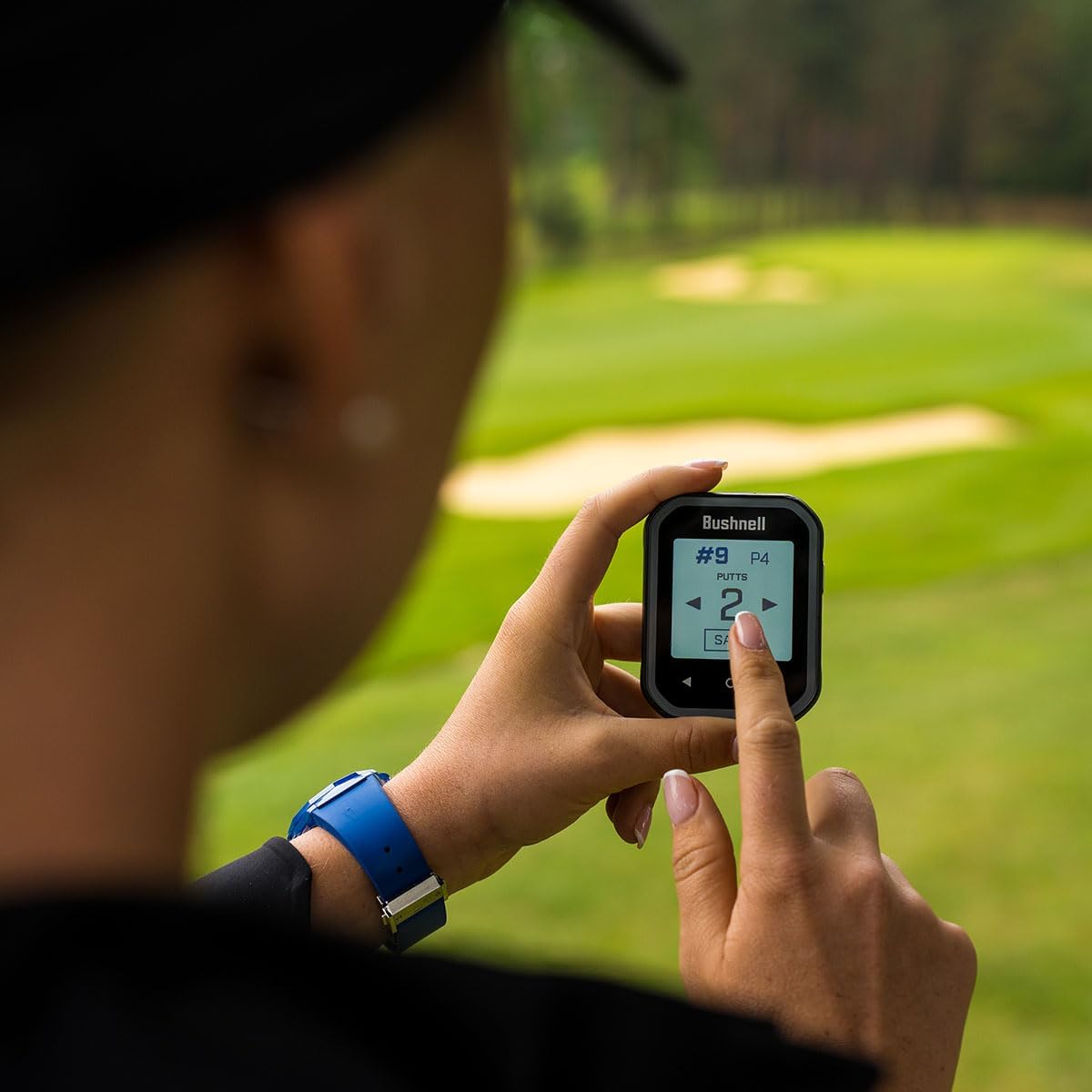 Bushnell Phantom 3 (Green) Slope Golf GPS Handheld Bundle - Touchscreen, Auto Course & Hole Recognition, Auto-Prompt Score Entry with PlayBetter Portable Charger, Belt Clip & Carabiner - Image 3